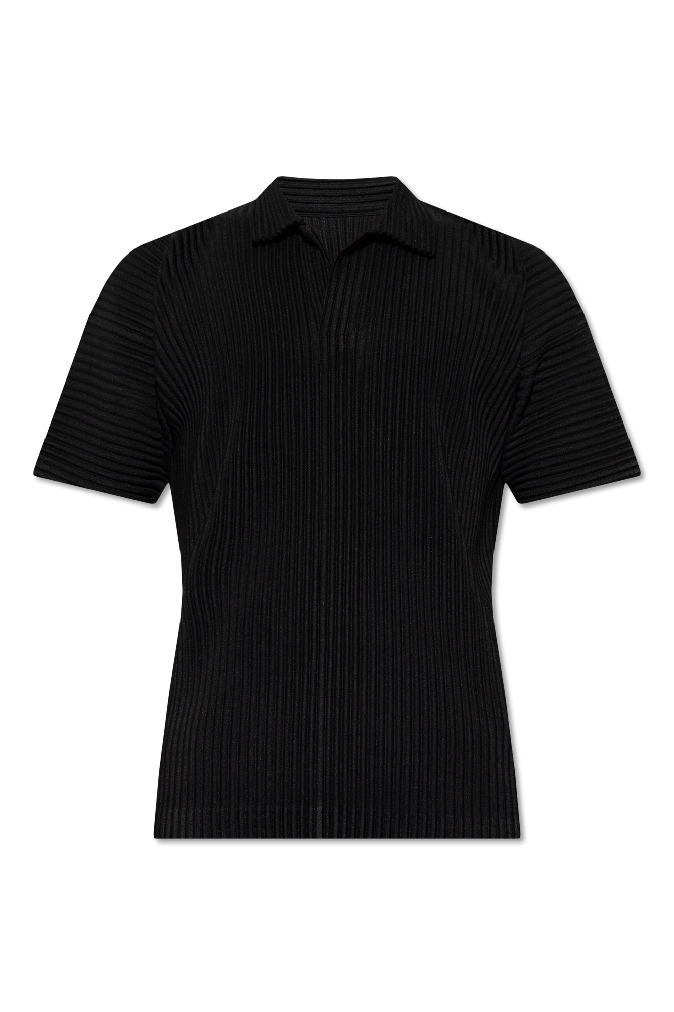Black Pleated polo shirt Issey Miyake Homme Plisse - Vitkac Canada